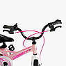 Велосипед дитячий двоколісний магнієвий Corso Connect MG-14608 14" зріст 95-115 см вік 3-6 років Рожевий, фото 4