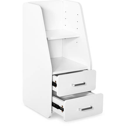 Тумбочка Mealux BD-C12 White з надбудовою (арт. BD-C12 W), фото 3