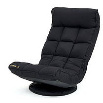 Ігрове комп'ютерне крісло для геймерів та відпочинку Cyberlux Flex Fabric Black м'яке з тканини, фото 3