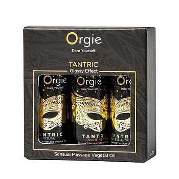 Набір олій для тантричного масажу Orgie — Tantric Mini Size Collection (3х30 мл), зволоження