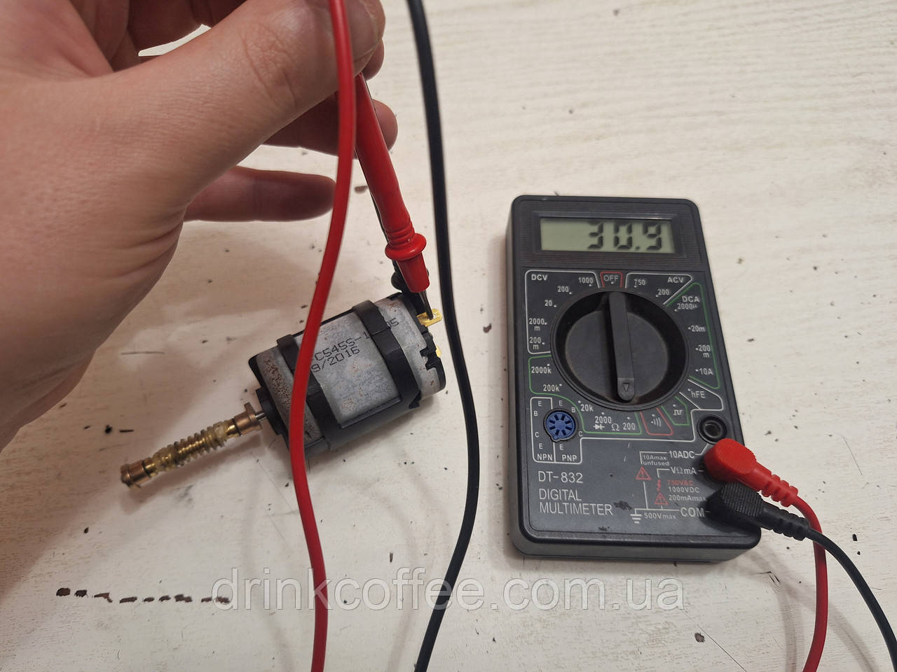 Мотор двигун редуктора для кавомашини Saeco Philips Minuto HD8829 б/у, фото 1