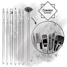 Пензлі Creator Synthetic
