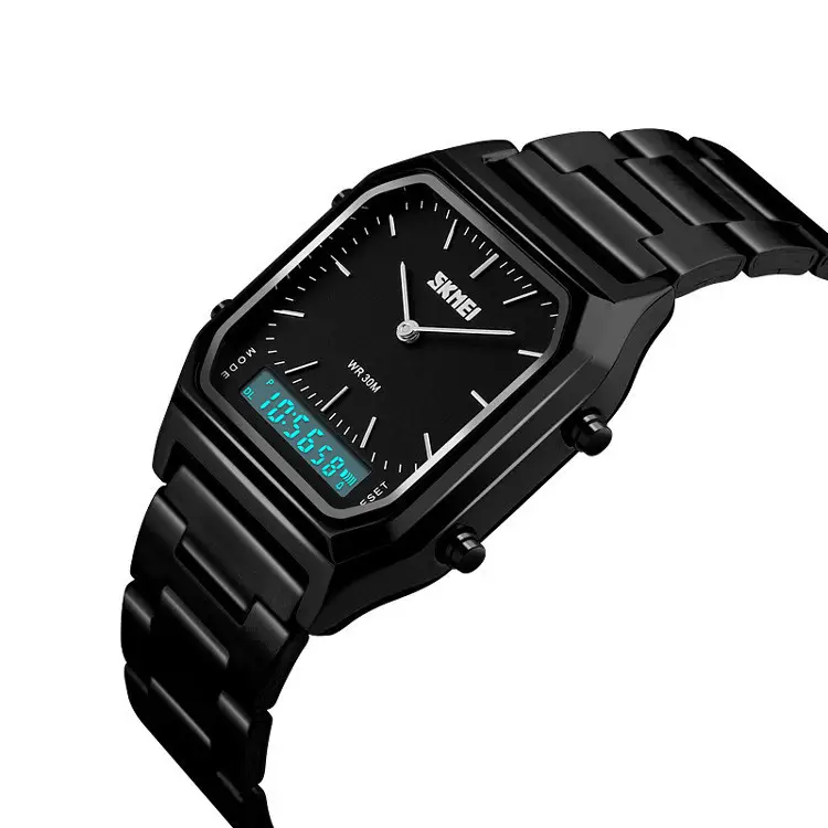 Чоловічий наручний годинник Skmei 1220 Tango Чорний