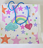 Подарунковий пакет для дітей з веселкою