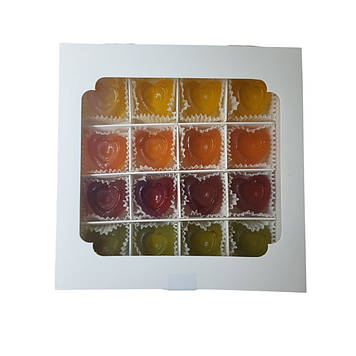 Коробка з 16 мармеладних сердечок 340 г.