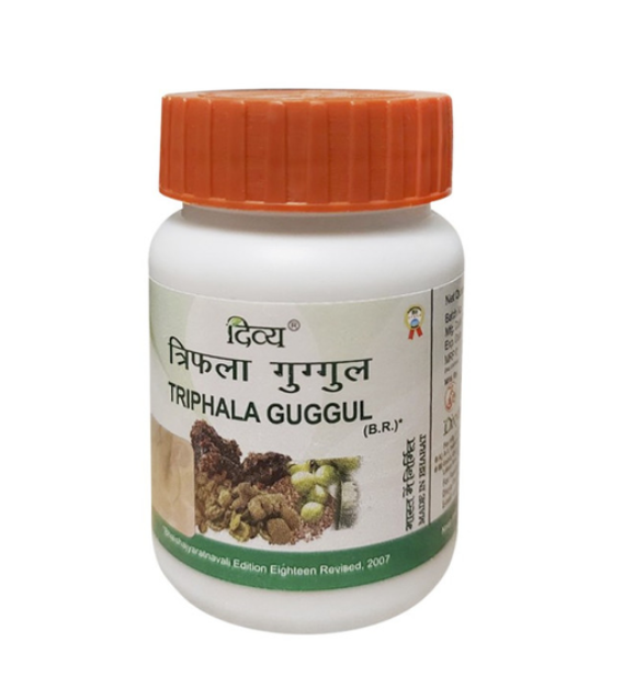Тріфала Гуггул Патанджалі (Triphala Guggul) Patanjali 80 таблеток термін 12/25