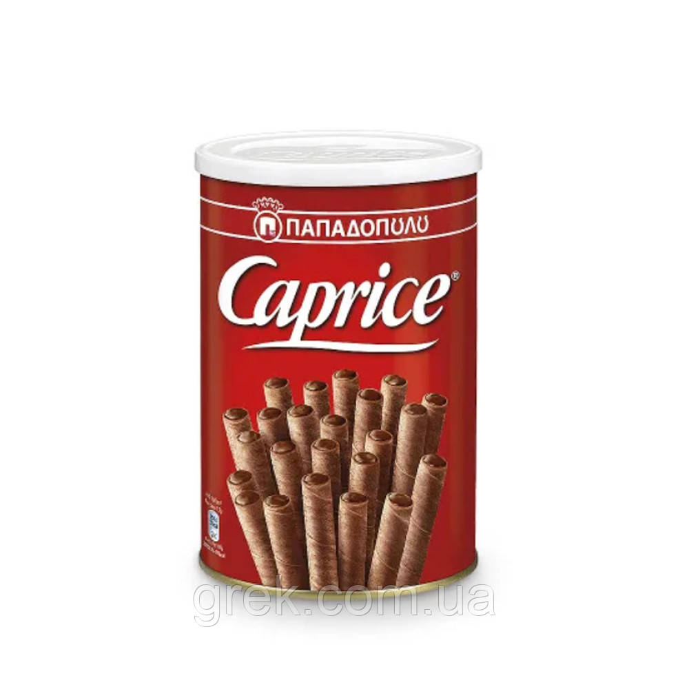 Віденські вафельні трубочки з фундуком і шоколадним кремом Caprice 400 г, фото 1