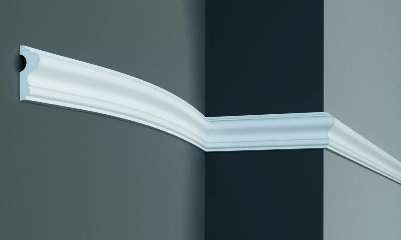 Молдинг стіновий гнучкий Gaudi CR689 Flex (6,2х2,6)см, довжина 2м, фото 1