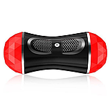 Мастурбатор з двома отворами, Мастурбатор 2в1 рот і вагіна, Двосторонній мастурбатор Чоловічий, Інтимні іграшк, фото 2