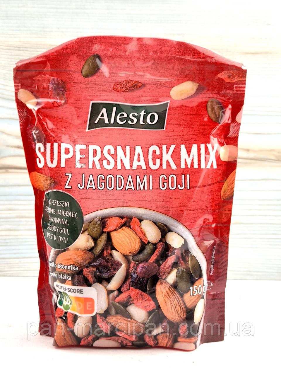 Суміш горіхів Alesto Supersnack Mix Jagodami Goli 150 г, фото 1