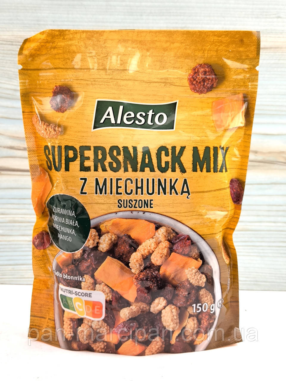 Суміш сушеної журавлини з концентратом ананасового соку Alesto Supersnack Mix 150 г, фото 1