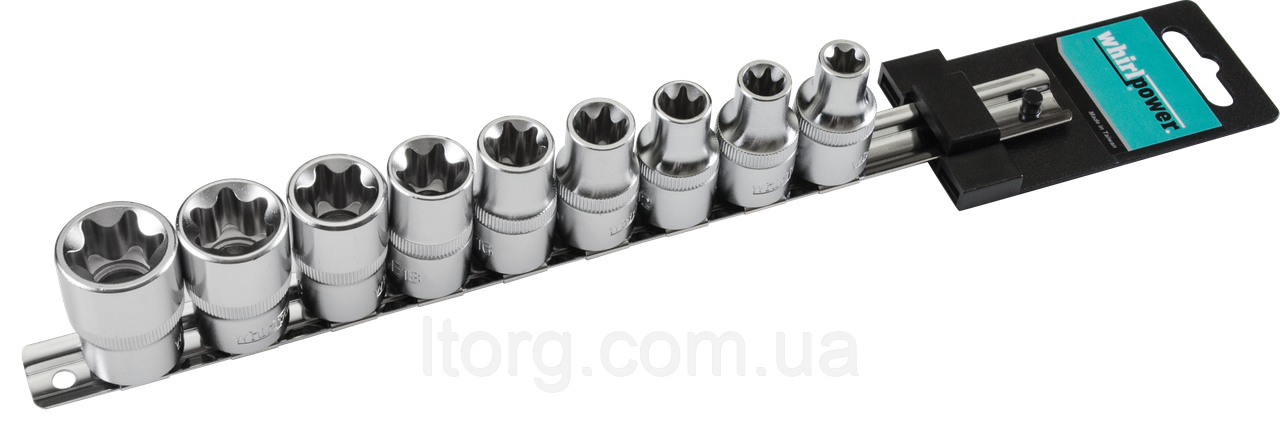 Whirlpower Набір головок 1/2" 9од. Е10-Е24