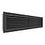 Вентиляційна решітка для каміна SAVEN Hide 17х70 чорна, фото 2