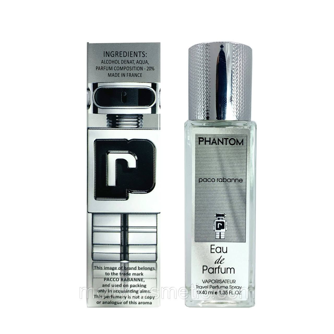Чоловічий тестер Paco Rabanne Phantom 40 мл, фото 1