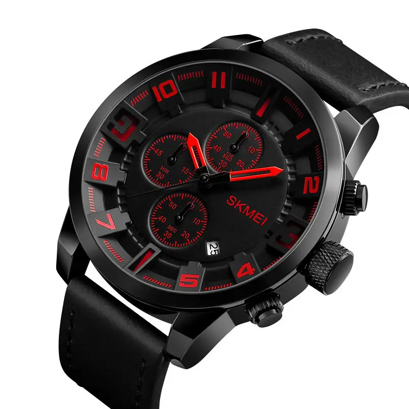 Класичні чоловічі годинники Skmei 1309 Red
