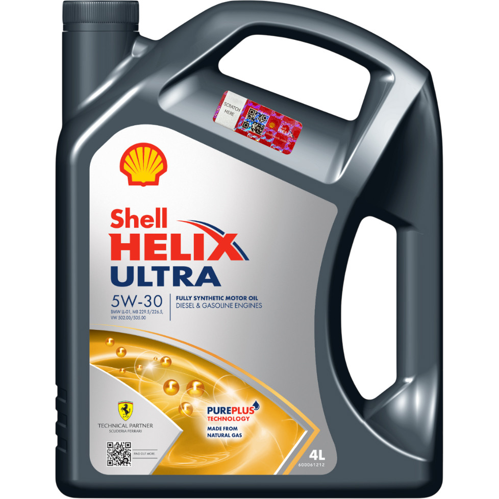 Моторна олива Shell Helix Ultra 5W-30, 4 л