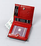 Квадратний маленький шкіряний жіночий гаманець Cavaldi, фото 3