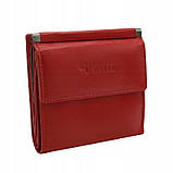 Квадратний маленький шкіряний жіночий гаманець Cavaldi, фото 6