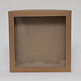 Картонне пакування для печива буре 200*200*30, фото 2