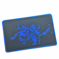 Килимок для миші G-3/Q-3 (31*20)- чорний з синім