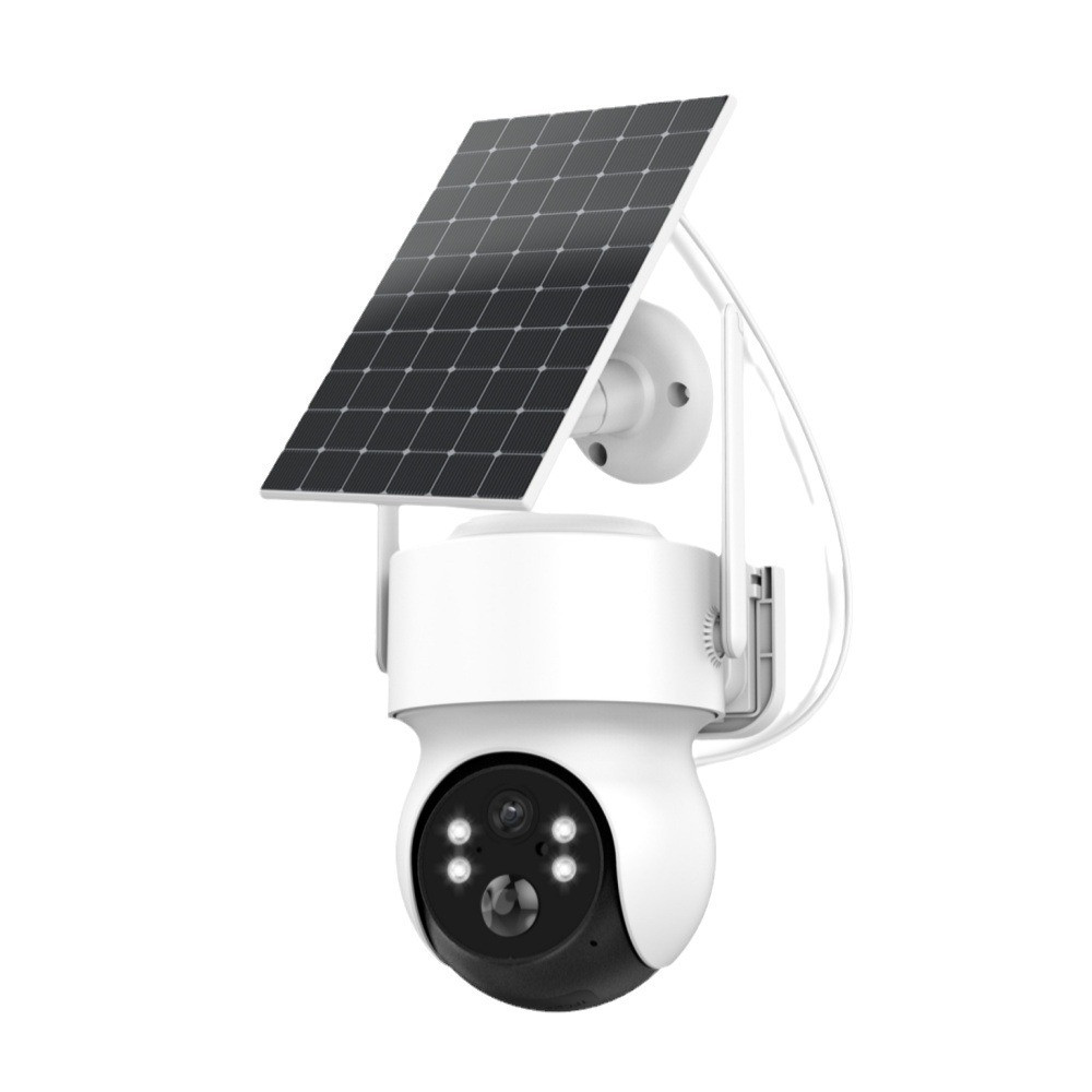 Поворотна WiFi-камера 360° TQ1-GK 6MP із сонячною батареєю, 6MP, керування через застосунок iCSee