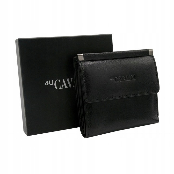 Квадратний маленький шкіряний жіночий гаманець Cavaldi, фото 1