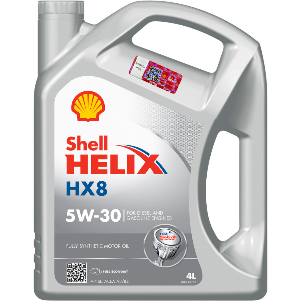 Моторна олива Shell Helix HX8 5W-30, 4 л