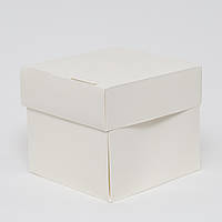 Картонна упаковка для бургера 120*120*110 біла