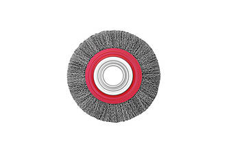 Щітка дискова Intertool BT-6150 150 мм рифлена для обробки дерева, бетону та металу, 6000 об/хв