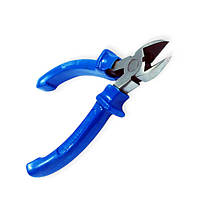 Бокорізи 130мм сині ручки Intertool