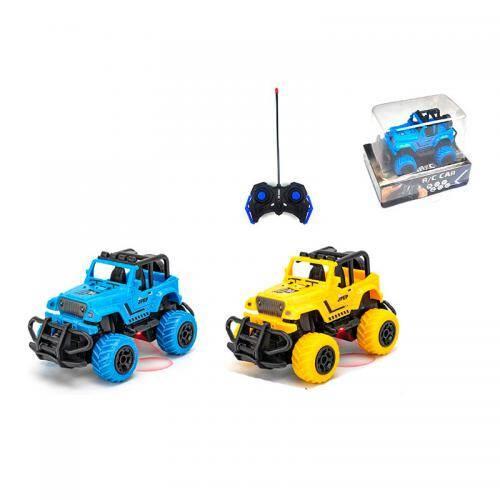 Джип р/к, 14см, світло, гумові колеса, 2 кольори, на батар., в слюді, 16*13*11,5см (36шт), фото 1