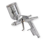 Пістолет фарбувальний HP MINI d-0.5 з верх. метал. бачком 200мл, овальний факел INTERTOOL