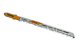 Полотно пильне для лобзика Mastertool 76 х 3 мм, 5 шт., для дерева та пластику, артикул 14-2800