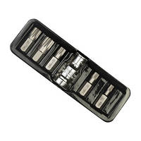 Набір біт 10мм з перехід. 1/2", 12 променів SPLINE 6 шт M5-М12, S2 (футляр)