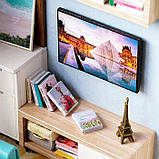 Румбокс Стильна вітальня Corner of Living Room Dollhouse H-018, фото 4