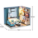 Румбокс Стильна вітальня Corner of Living Room Dollhouse H-018, фото 5
