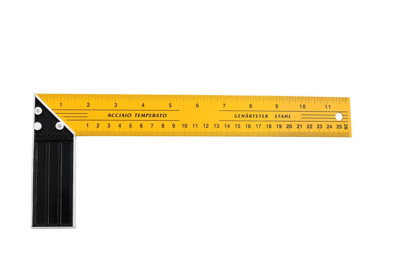 Угольник Mastertool 500 мм (артикул 30-0500) для розмітки та перевірки кутів, двостороння розмітка, пофарбована поверхня., фото 1