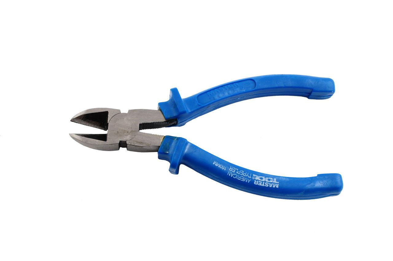 Бокорізи Mastertool 180 мм American type (артикул 22-1180), хромовані, сині ручки, високолегована сталь, фото 1