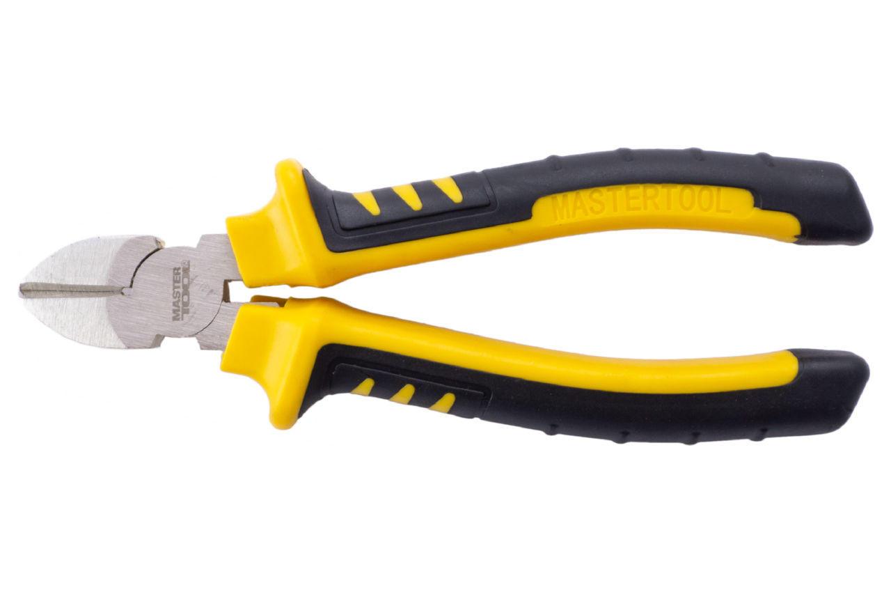 Бокорези Mastertool 200 мм German type (артикул 23-1200) для різання дроту та пластику, ергономічна рукоятка, вуглецева сталь, фото 1