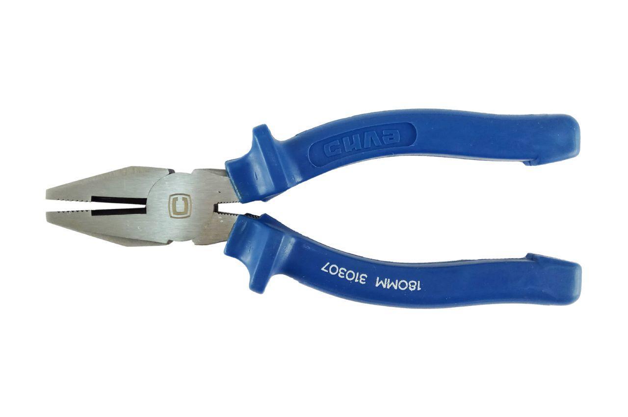 Плоскогубці Сила 160 мм (310306) - багатофункціональний інструмент для обжиму, обрізки та згинання проводів, фото 1