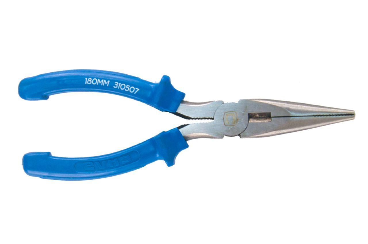 Щипці подовжені прямі Сила 200 мм (артикул 310508) для слюсарних і монтажних робіт, фосфатована сталь, пластиковий руків'я