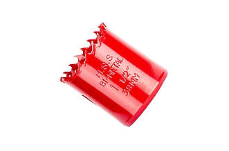 Корончасте біметалеве сверло Intertool 38 мм x 7/16" (SD-5638) для свердління металу та деревини