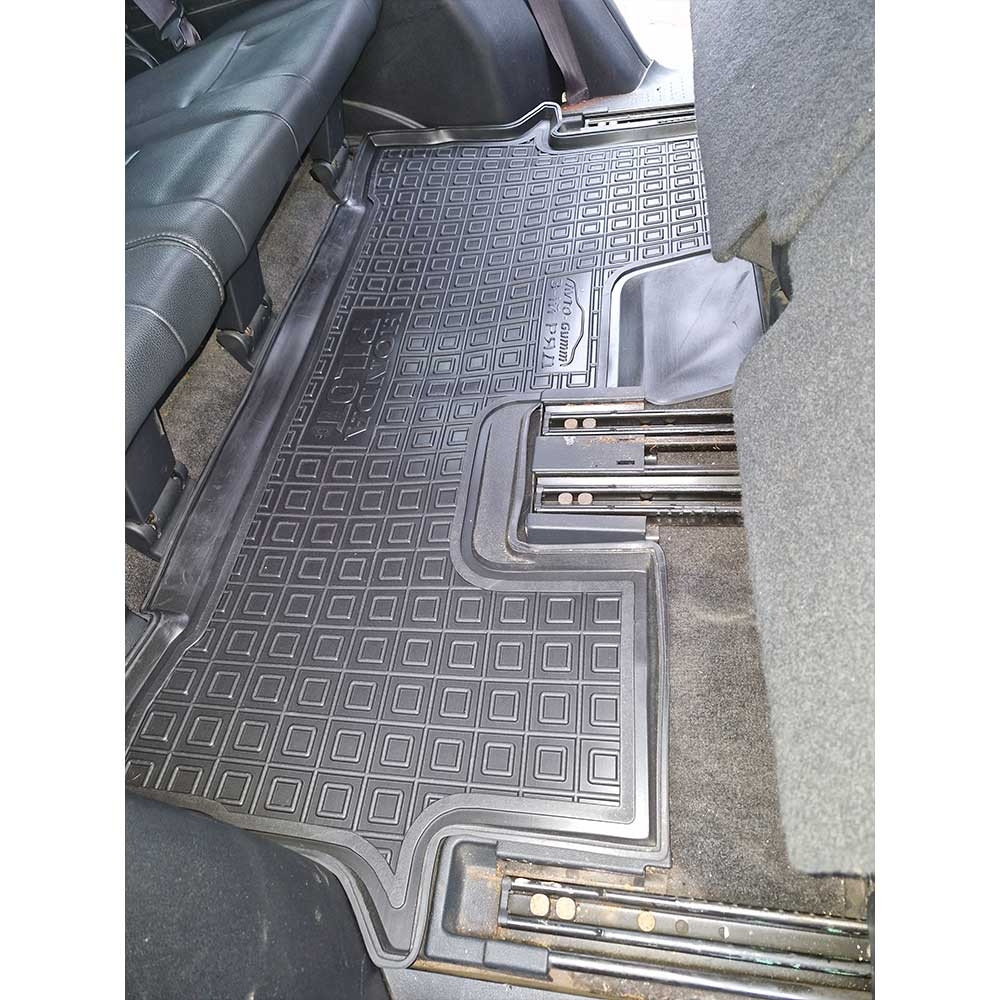 Килимки в салон гумові для HONDA Pilot (2008-2015) 3 ряд, фото 1