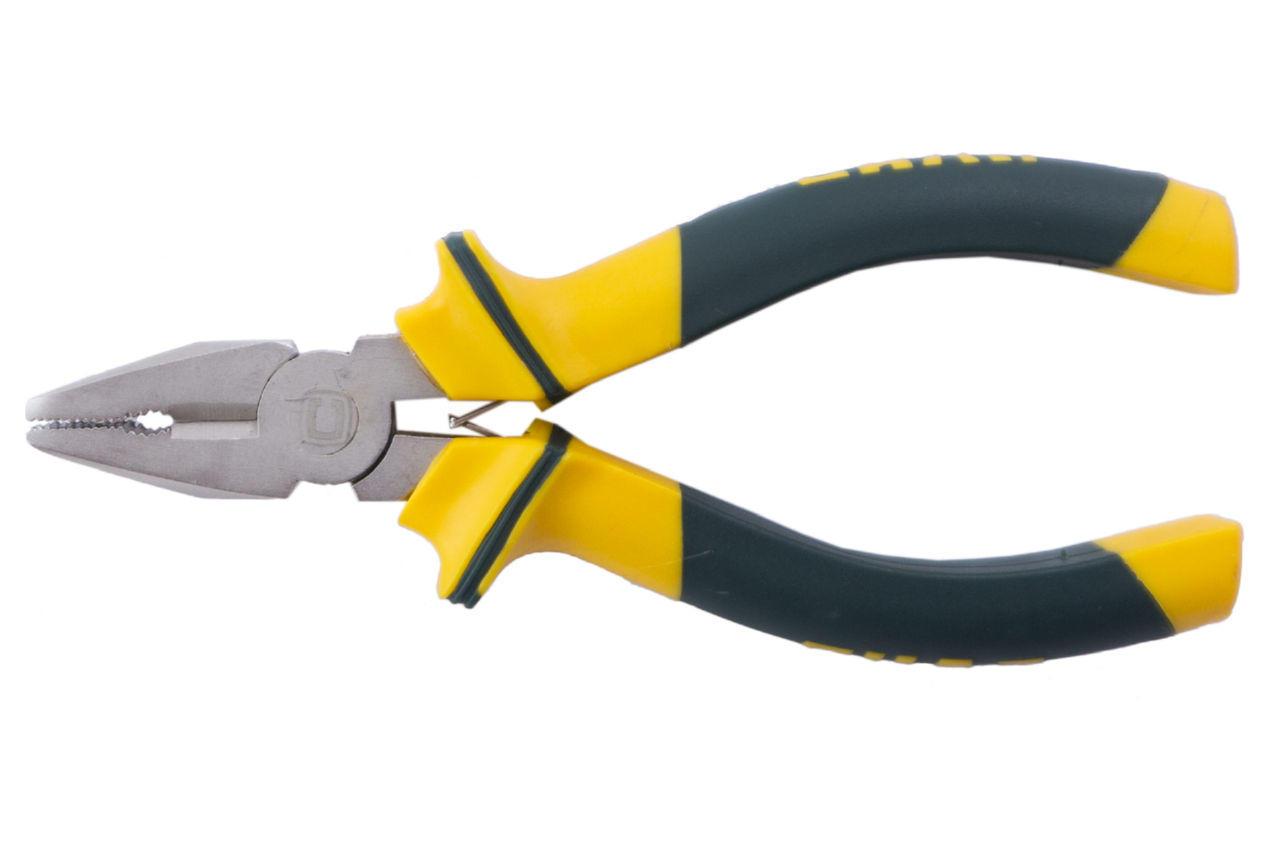 Плоскогубці Сила 115 мм Pro (310207) малі обрезинені, інструментальна сталь, рукоятка з термопластичної гуми, фото 1
