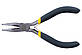Набір прецизійних інструментів Сила 310201: плоскогубці 115мм, бокорізи 115мм, довгогубці 135мм, термопластична рукоятка., фото 2