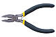 Набір прецизійних інструментів Сила 310201: плоскогубці 115мм, бокорізи 115мм, довгогубці 135мм, термопластична рукоятка., фото 3