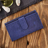 Жіночий шкіряний гаманець зелений геометричний вінтаж Paolo Peruzzi, фото 2