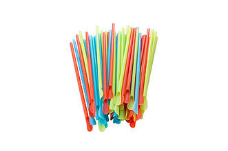 Трубочки для напоїв Empire 200 x 8 мм асорті (100 шт.), артикул 0241, барні аксесуари