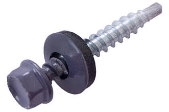 Саморіз покрівельний Apro 4.8 x 35 мм RAL 7024 (50 шт.) (SDS48357024)