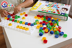 Мозаїка Абетка та арифметика  104 деталі  Технок 2223 Виготовлено в Україні